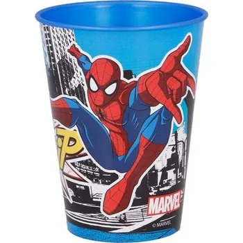 Stor plastový kelímek Spiderman Streets 260 ml