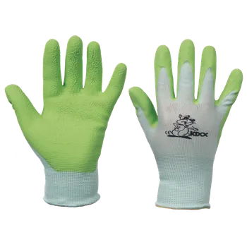 Pracovní oblečení Rukavice nylonové s latexovým povrchem, dětské, 0108011510040, vel. 4