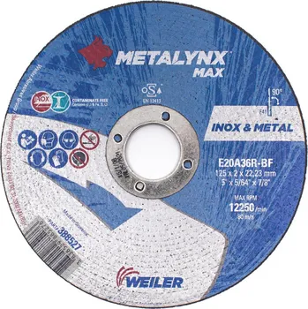Řezný kotouč WEILER M&I MAX 125 x 2 mm - řezný kotouč