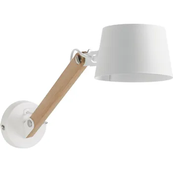 Nástěnné svítidlo Bílé kovové nástěnné světlo Kave Home Muse