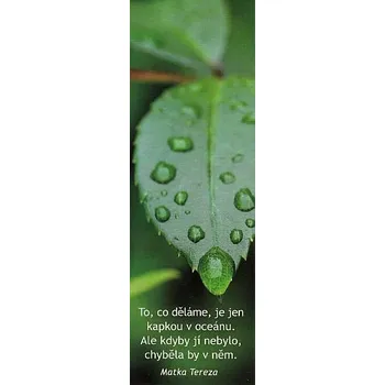 Doplněk ke knize B022 - Záložka do knihy - kapka