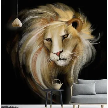 Fototapeta Solution Media 3D tapeta - Malovaný lev MU2757 3 - 3D Relief - Vliesová tapeta - 320g/m2