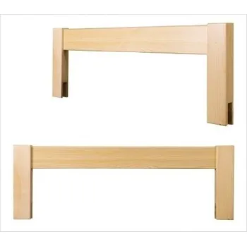 Postel Drewmax Nasazovací zábrana z masivu LK149 (Barva dřeva: Gray)