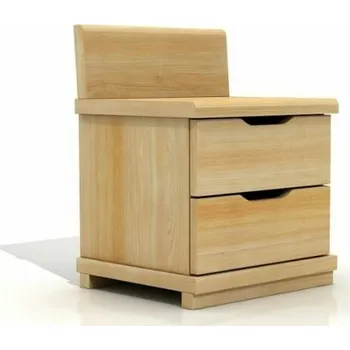 Noční stolek Visby Noční stolek Arhus High 2S, borovice masiv (Barva dřeva: Olše)