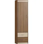Skříň 1D2S ořech ecco/dub milano KOALA 10