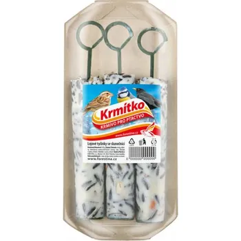 Krmivo pro ptáka Nohel Garden Tyčinky lojové KRMÍTKO se slunečnicí 3x90g