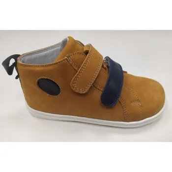 Dívčí tenisky OKbare kotníčkové barefoot boty Lime BF D 2250 brown 30