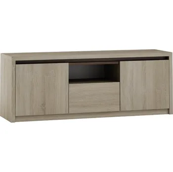 Televizní stolek Stolek televizní dub sonoma/čokoláda KATE RTV1