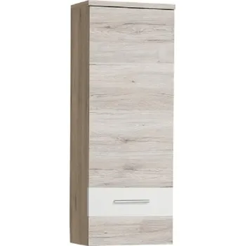 Komoda Tempo Kondela Závěsná skříňka, dub písková / bílá, VALERIA