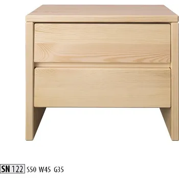 Noční stolek Drewmax Noční stolek SN122 masiv (Barva dřeva: Olše)