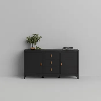 Komoda FalcoNabytek Komoda Real 2d3s černá