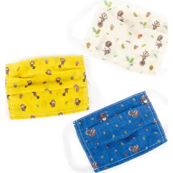 rouška Learning Resources® Dětská rouška - set 3 kusů (motiv veverek)