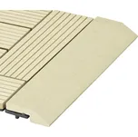 Přechodová lišta G21 Cumaru pro WPC dlaždice, 30 x 7,5 cm rovná