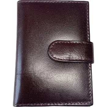 Peněženka Kožené pouzdro na karty a doklady 02-l hnědá