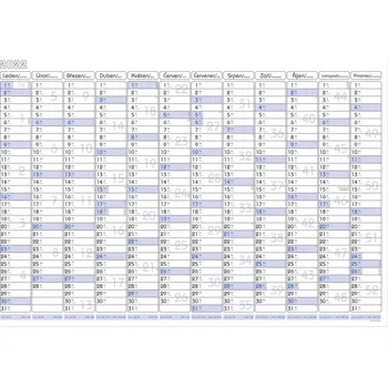 Kalendář BOBO Plánovací roční mapa B1 skládaná 2022
