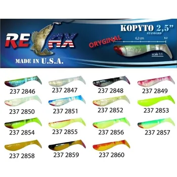 Umělá nástraha kopyto RK 2,5 (6,2cm) cena 1ks/bal10ks 2846