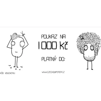 Dárkový potravinový koš Dárkový voucher v hodnotě 1000 kč Elektronická podoba