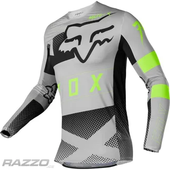 Cyklistické oblečení Pánský MX dres FOX FlexAir Riet Jersey Steel Grey 2022 XXL