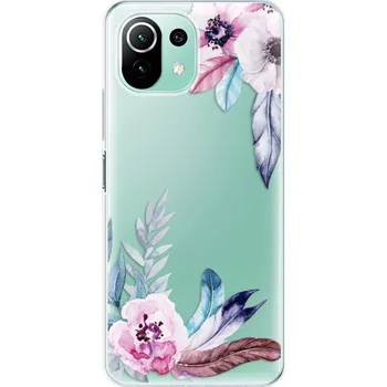 Pouzdro na mobilní telefon Silikonové pouzdro iSaprio - Xiaomi Mi 11 Lite / Xiaomi 11 Lite 5G NE - Flower Pattern 04 (Odolný silikonový kryt, obal, pouzdro iSaprio - Xiaomi Mi 11 Lite / Xiaomi 11 Lite 5G NE - Flower Pattern 04 - skvělá ochrana a pružnost, stylový UV potisk, lehkost