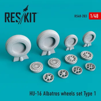Plastikový model 1/48 HU-16 Albatros wheels set Type 1