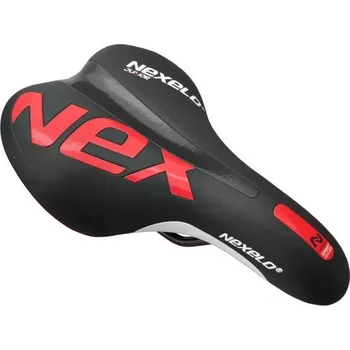 Sedlo na kolo Sedlo Nexelo dětské 16" - 24" černo červené