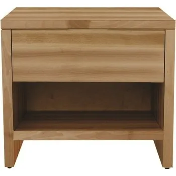 Nábytek Drewmax Noční stolek SN113 masiv - buk (Barva dřeva: Ořech)