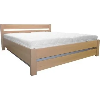 Nábytek Drewmax Dřevěná postel 120x200 buk LK190 BOX (Barva dřeva: Lausane)