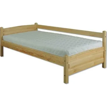 Nábytek Drewmax Dřevěná postel 90x200 LK133 (Barva dřeva: Gray)