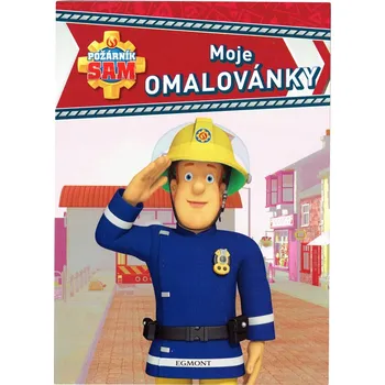 omalovánky Albatros Požárník Sam Moje omalovánky tmavě červené