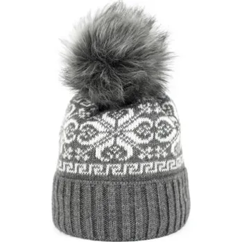 Čepice Dámská zimní čepice s bambulí Grudnio Artofpolo FAcz20816ss01