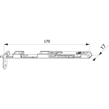 Dveřní kování Maco zástrč spodní pro dřevěné dveře