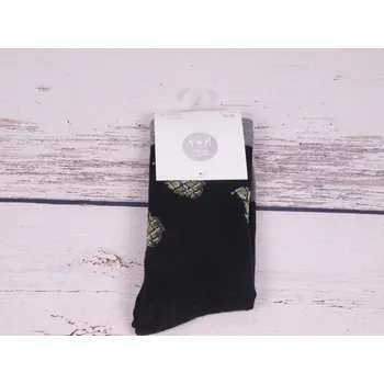 Ponožky YO SK06 černé velikosti ponožek: 23-25 (EUR vel. 35-38)