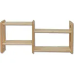 Drewmax Police PK104 masiv - šířka 70 cm (Barva dřeva: Borovice)