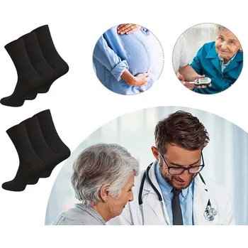 Pánské ponožky Deminas Prémiové ponožky pro diabetiky 6-BALENÍ Velikost: 35/38