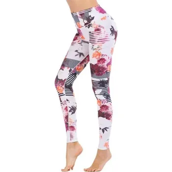 Dámské Sportovní legíny Fitness Růže, Velikost M (MEDIUM) Carla 20040910570725898