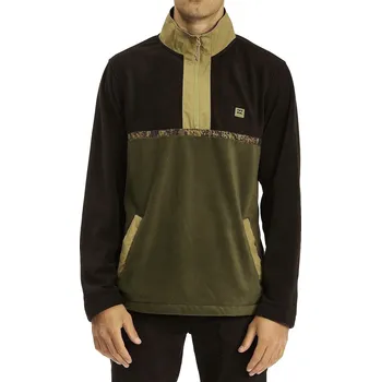 Pánská mikina mikina Billabong Boundary Mock Lite - Dark Olive M