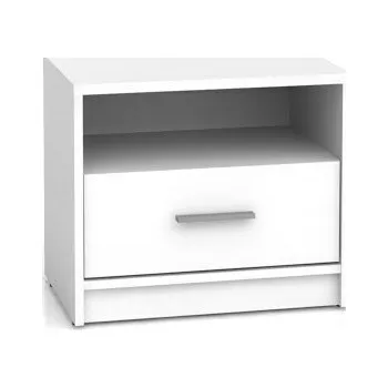 Noční stolek Brwcz NEPO PLUS KOM1S bílá / 2BAL /