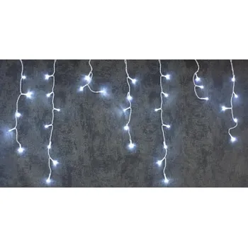 Vánoční dekorace Řetěz MagicHome Vánoce Icicle, 100 LED studená bílá, multi connect