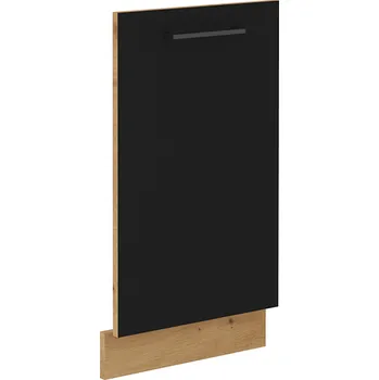 Kuchyňská skříňka Tempo Kondela Vířka na myčku, černý mat / dub artisan, Monro ZM 713x446