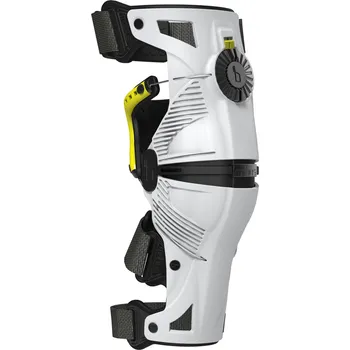 Motocyklový chránič Kolenní ortézy X8 sada L/P, MOBIUS - USA (bílá/žlutá) (Velikost: L)