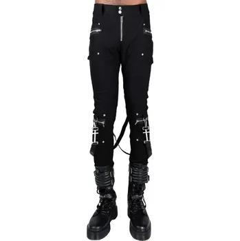 Pánské kalhoty kalhoty pánské KILLSTAR - Office Riot Strappy - Black - XL