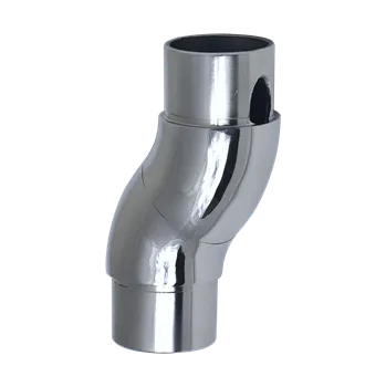 Zábradlí Spojka nastavitelná do 360° na trubku ø42,4 mm, leštěná nerez / AISI304