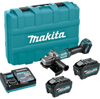 úhlová bruska Makita GA038GT201 2x 5,0 Ah + rychlonabíječka, kufr