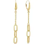 Lillian Vassago Visací zlaté náušnice na patent LLV22-GER083