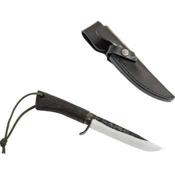 lovecký nůž HARIMA MOTOKANE lovecký nůž s koženým pouzdrem