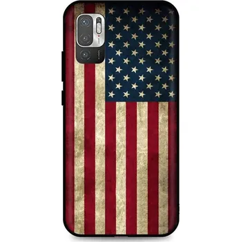 Pouzdro na mobilní telefon Kryt Xiaomi Redmi Note 10 5G 3D silikon Amerika (obal neboli pouzdro na Xiaomi Redmi Note 10 5G)