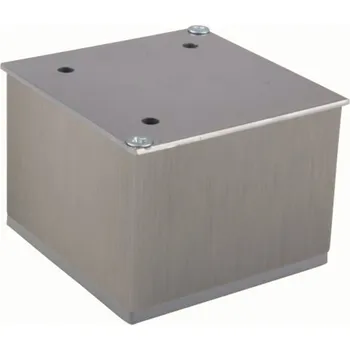 Strong Nábytková nožka čtvercová s rektifikací 80 x 100 nerez