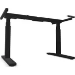 Podstavec stolu s elektricky přestavitelnou výškou 620-1270 mm, konstrukce třísegmentová, černá