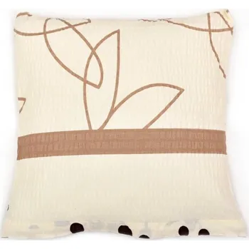 Povlak na polštářek Bellatex Povlak na polštář krepový 40 x 40 cm hnědé chmýří