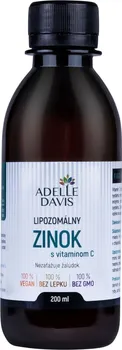 Přírodní produkt Adelle Davis Lipozomální zinek s vitamínem C 15 mg 200 ml